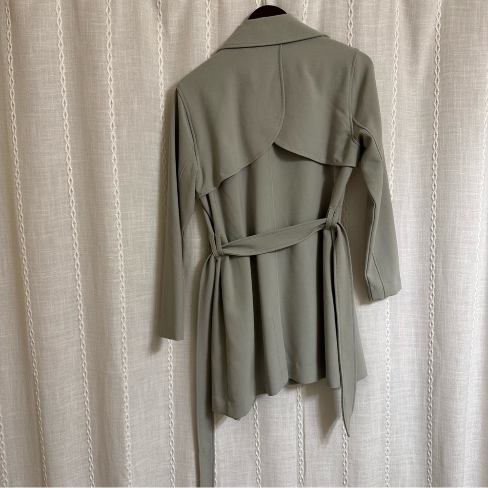 Abercrombie & Fitch Gray Trench Coat - Picture 2 of 4